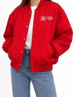 Vintage State Farm Dunbrooke Bomber Jacket USA Made